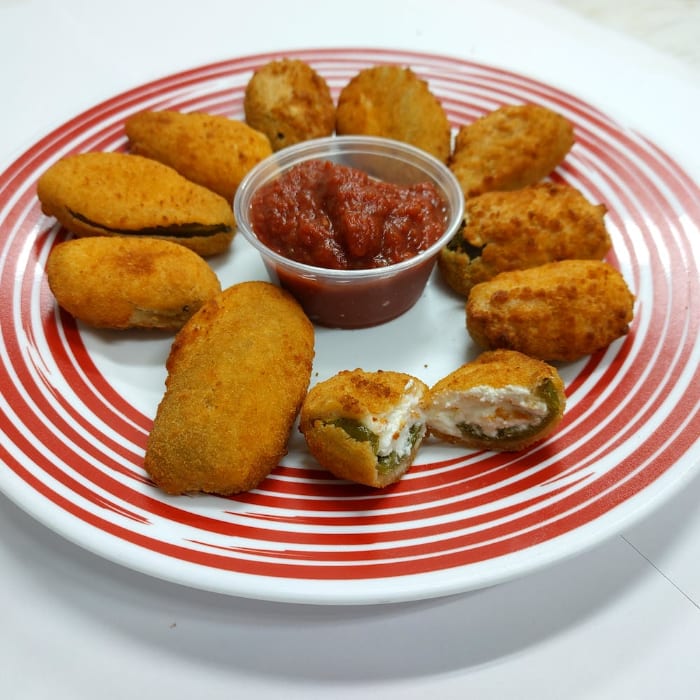 Jalapeno Poppers.