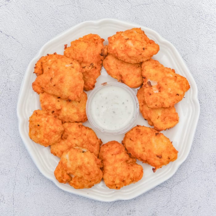 Via Mia Boneless Hot Wings.